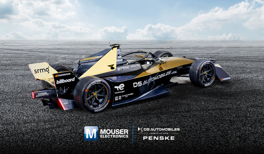 Mouser Electronics anuncia una colaboración con DS PENSKE para la temporada 9 de la Fórmula E